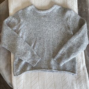 Oversized grey soft sweater